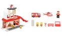 Legler USA Small Foot Wooden Toys Fire Station Playset